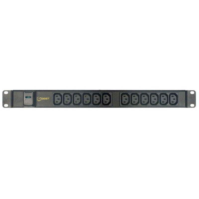 Vertiv EGVHVRB122-104C13UK-V rozdzielacz zasilania PDU 12 x gniazdo sieciowe Czarny