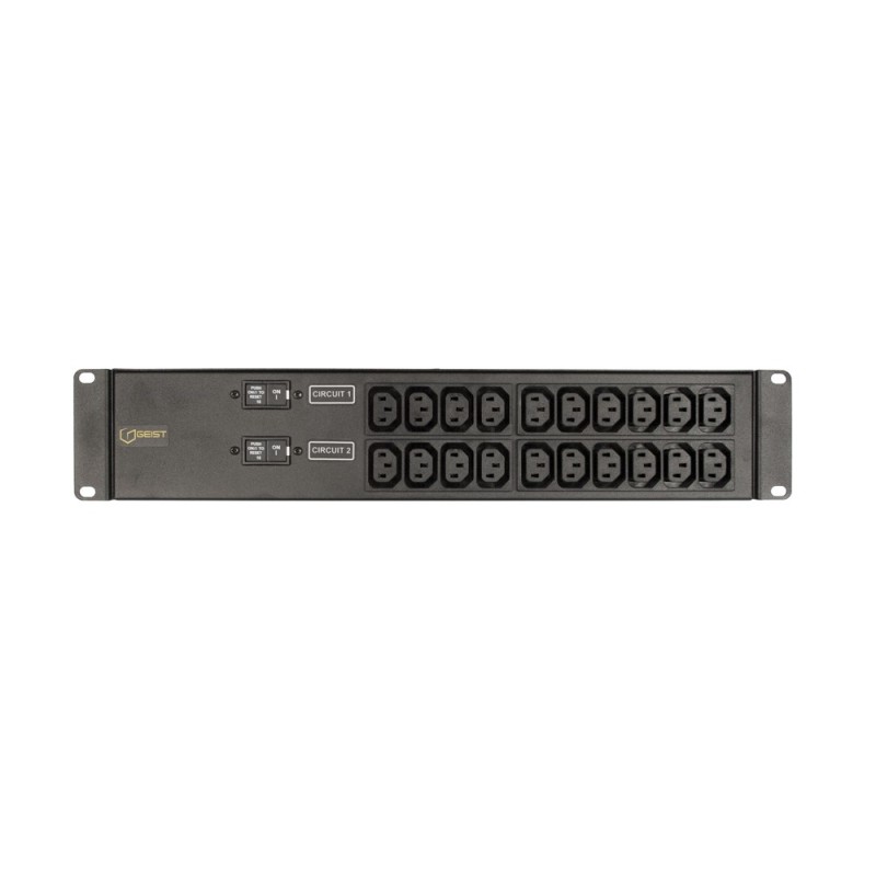 Vertiv EG2XPR206-103C13PS6-IP44 rozdzielacz zasilania PDU 20 x gniazdo sieciowe Czarny