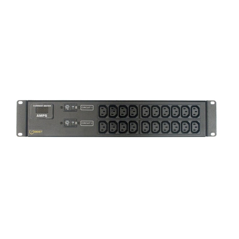 Vertiv EG2XPRA206-103C13PS6-IP44 rozdzielacz zasilania PDU 20 x gniazdo sieciowe Czarny