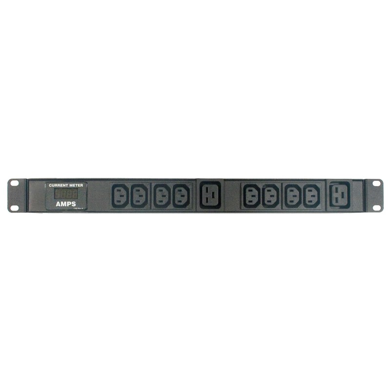 Vertiv EGVHVRAN102-102I82PS6-IP44 rozdzielacz zasilania PDU 10 x gniazdo sieciowe Czarny