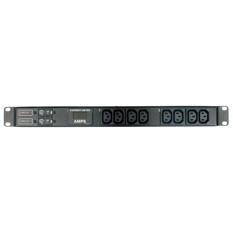 Vertiv EGXPRA106-103I82PS6-IP44 rozdzielacz zasilania PDU 10 x gniazdo sieciowe Czarny