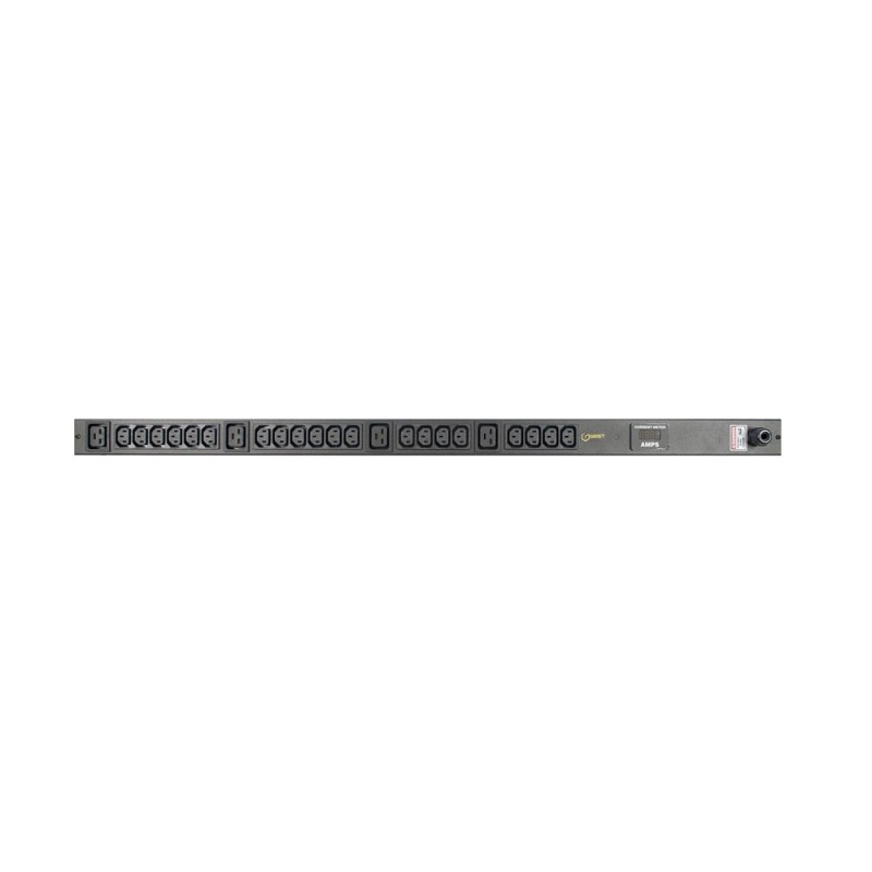 Vertiv EGVHVAAN242-102IJ4PS6-IP44 rozdzielacz zasilania PDU 24 x gniazdo sieciowe Czarny