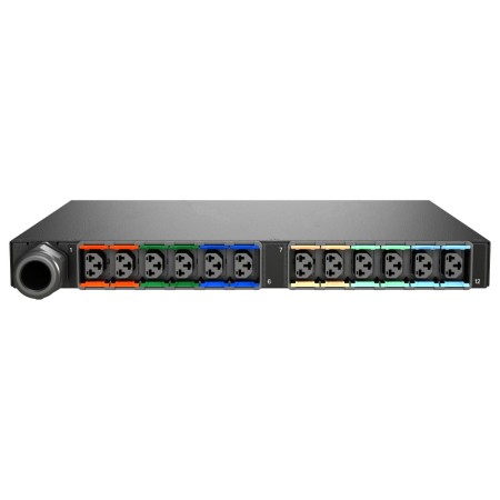 Vertiv Geist MGS3E1R6-12CF13-3PS56B2H10-S rozdzielacz zasilania PDU 12 x gniazdo sieciowe 0U Czarny