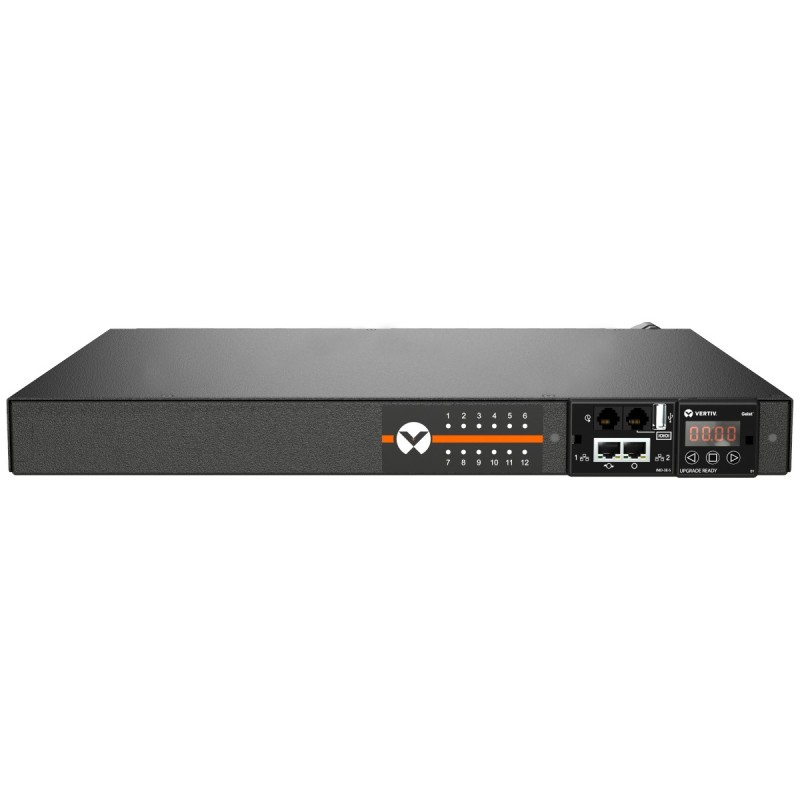 Vertiv Geist MGR3E1R5-12CF13-2PS56B2H10-S rozdzielacz zasilania PDU 12 x gniazdo sieciowe 0U Czarny