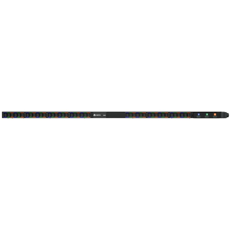 Vertiv U1075 rozdzielacz zasilania PDU 42 x gniazdo sieciowe 0U Czarny