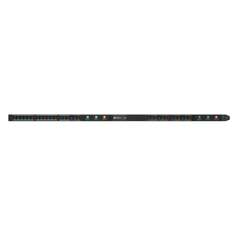 Vertiv U1078 rozdzielacz zasilania PDU 24 x gniazdo sieciowe 0U Czarny