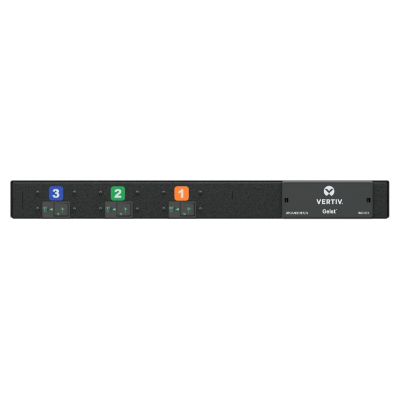 Vertiv UI10026 rozdzielacz zasilania PDU 12 x gniazdo sieciowe 1U Czarny