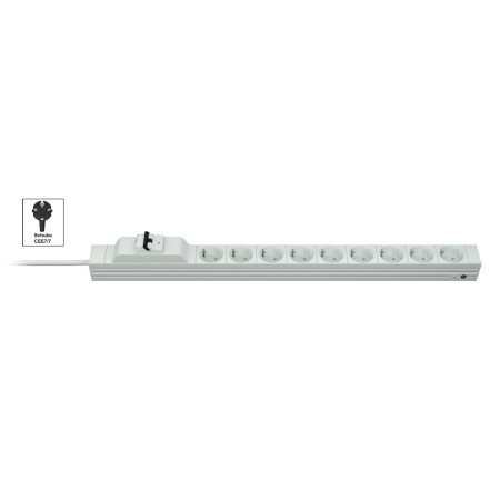 Vertiv Knürr 03.310.009.1 rozdzielacz zasilania PDU 9 x gniazdo sieciowe 1U Szary