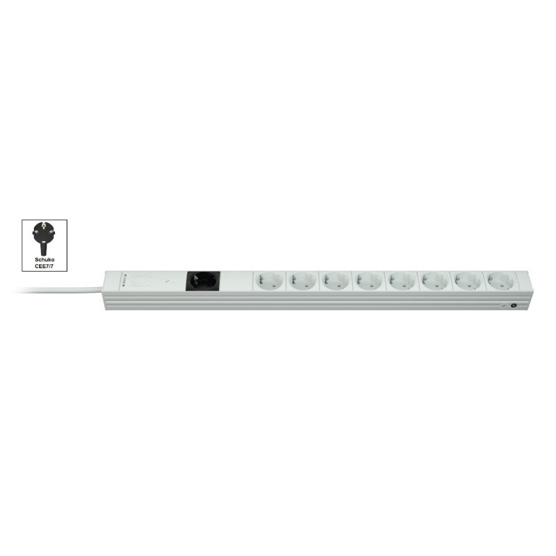 Vertiv Knürr 03.314.009.1 rozdzielacz zasilania PDU 9 x gniazdo sieciowe 1U Szary