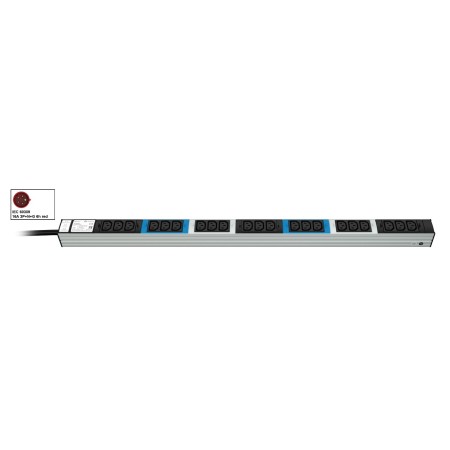 Vertiv Knürr 03.600.821.1 rozdzielacz zasilania PDU 21 x gniazdo sieciowe 0U Szary