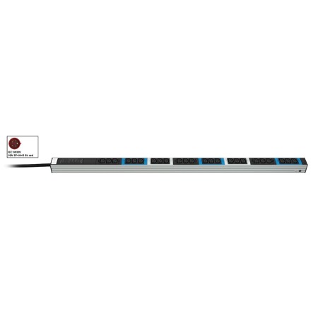 Vertiv Knürr 03.600.824.1 rozdzielacz zasilania PDU 24 x gniazdo sieciowe 0U Szary