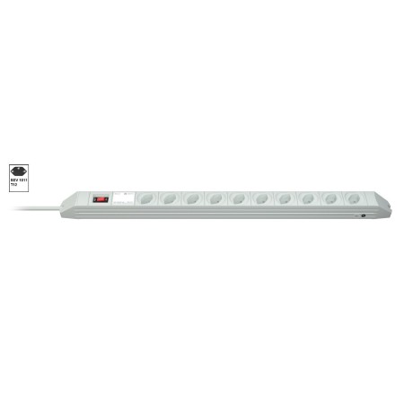 Vertiv Knürr 03.703.1101 rozdzielacz zasilania PDU 10 x gniazdo sieciowe 1U Szary