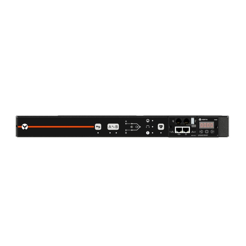 Vertiv Geist AU03E1R0-10L137-1C14C14A900-D rozdzielacz zasilania PDU 10 x gniazdo sieciowe 0U Czarny