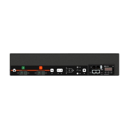 Vertiv Geist AGR3E2R6-12CF13-3PS6PS6B211-D rozdzielacz zasilania PDU 12 x gniazdo sieciowe 0U Czarny