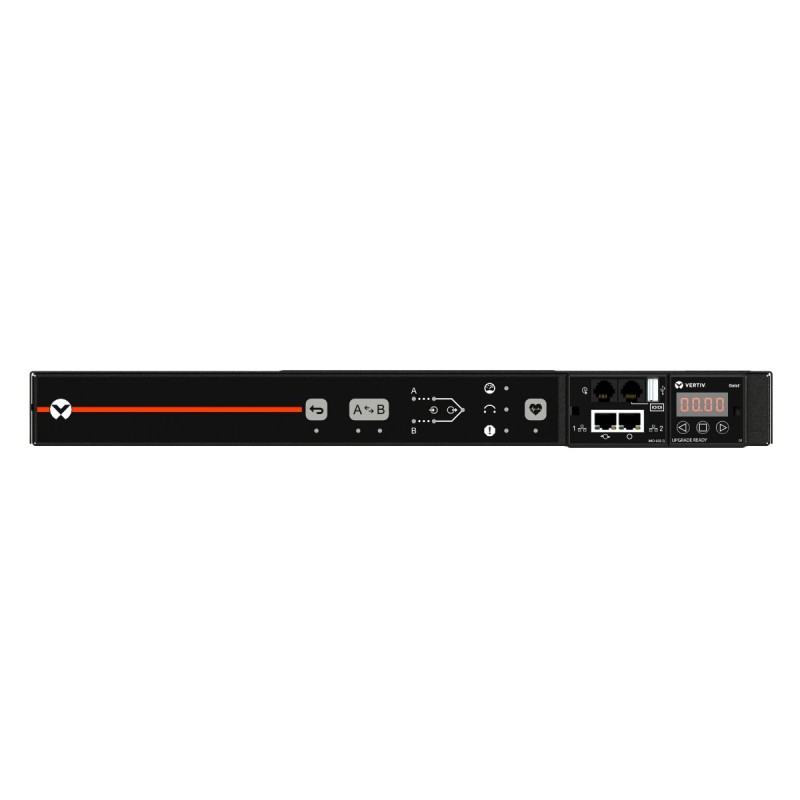 Vertiv Geist AUS3E1R5-06CF17-2C20C20A900-D rozdzielacz zasilania PDU 6 x gniazdo sieciowe 0U Czarny