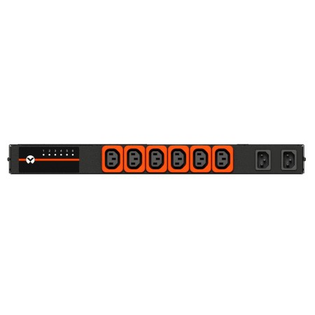 Vertiv Geist AUS3E1R5-06L137-1C14C14A900-D rozdzielacz zasilania PDU 6 x gniazdo sieciowe 0U Czarny