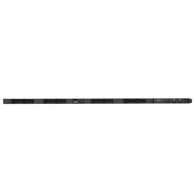 Vertiv Geist DUS3EGW1-24CF17-1S02A9K00-S-A rozdzielacz zasilania PDU 24 x gniazdo sieciowe 0U Czarny