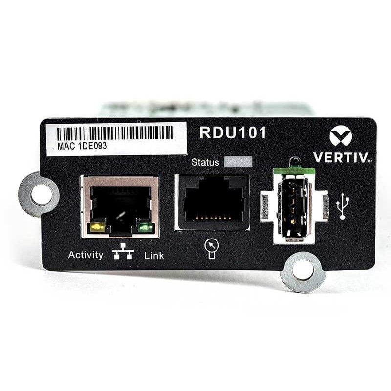 Vertiv IntelliSlot RDU101 Wewnętrzny Ethernet 100 Mbit/s Vertiv IntelliSlot RDU101 Wewnętrzny Ethernet 100 Mbit/s