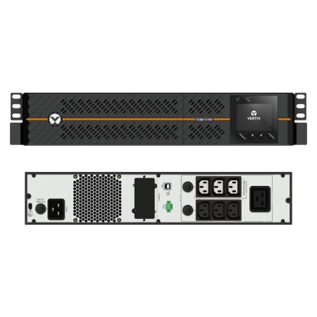 Vertiv EDGELI-2200IRT2U zasilacz UPS Technologia line-interactive 2,2 kVA 1980 W 6 x gniazdo sieciowe