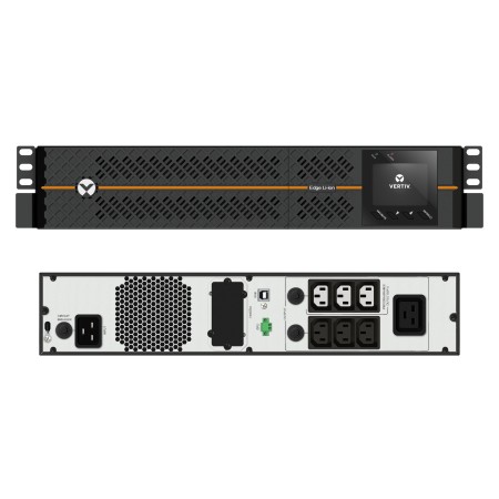 Vertiv EDGELI-3000IRT2U zasilacz UPS Technologia line-interactive 3 kVA 2700 W 6 x gniazdo sieciowe