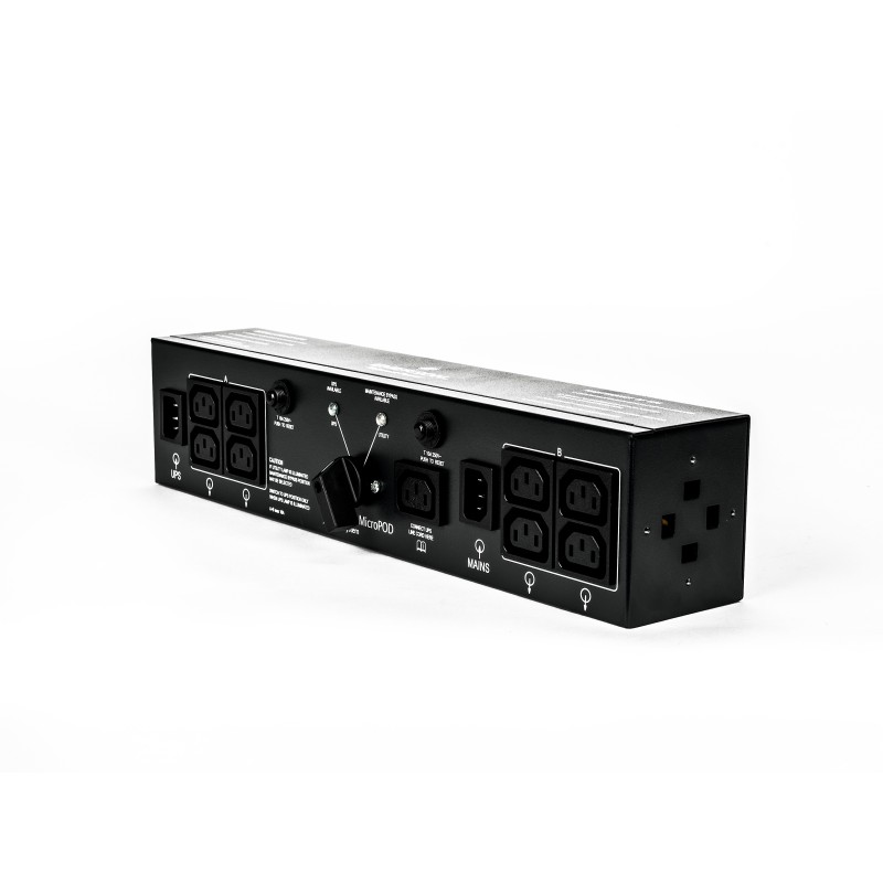 Vertiv Liebert MP2-210K rozdzielacz zasilania PDU 4 x gniazdo sieciowe 2U Czarny