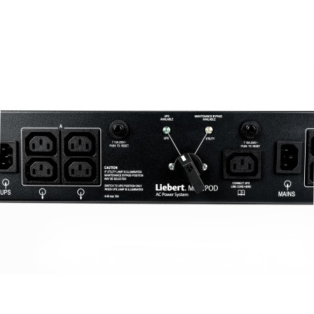 Vertiv Liebert MP2-210K rozdzielacz zasilania PDU 4 x gniazdo sieciowe 2U Czarny