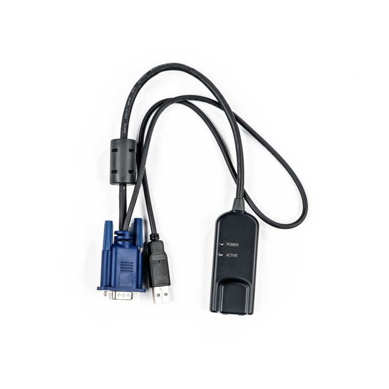 Vertiv Avocent MPUIQ-VMCHS kabel KVM Czarny, Niebieski 0,3556 m