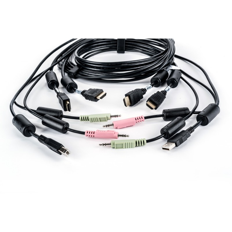 Vertiv Avocent CBL0128 kabel KVM Czarny 1,8 m