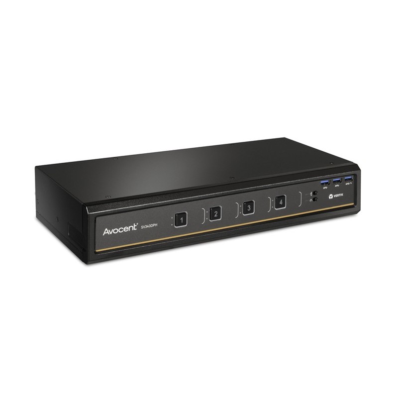 Vertiv Avocent SV340DPH przełącznik KVM Czarny