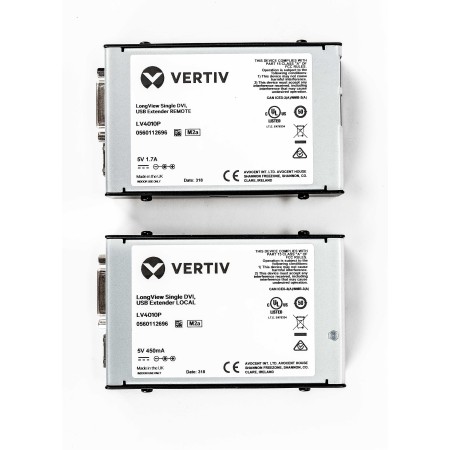 Vertiv Avocent LV4010P-201 przedłużacz KVM Nadajnik i odbiornik