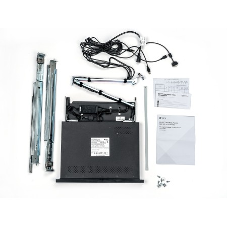 Vertiv Avocent LRA185KMM-204 konsola rackowa 48,3 cm (19") 1366 x 768 px Plastik, Stal Czarny 1U