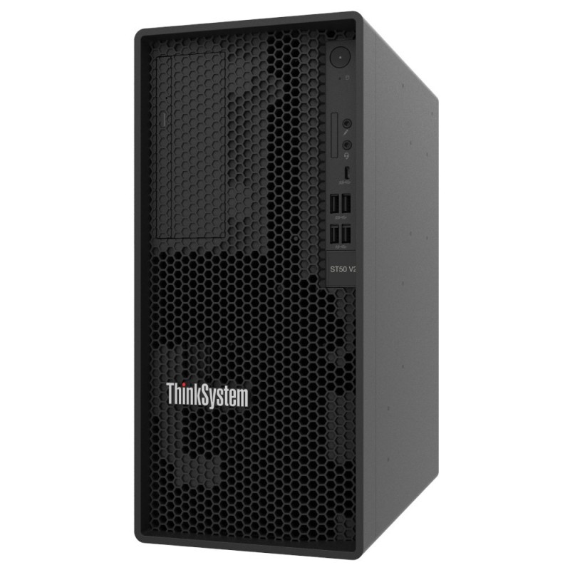 Lenovo ThinkSystem ST50 V2 serwer 2 TB Tower Intel Xeon E E-2324G 3,1 GHz 16 GB DDR4-SDRAM 500 W