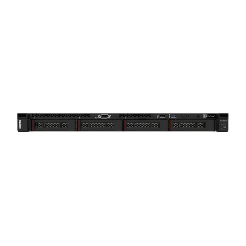 Lenovo ThinkSystem SR250 V2 serwer Rack (1U) Intel Xeon E E-2356G 3,2 GHz 32 GB DDR4-SDRAM 450 W