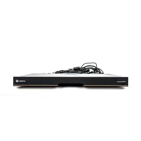 Vertiv Avocent LRA185KMM-001 konsola rackowa 48,3 cm (19") 1366 x 768 px Plastik, Stal Czarny 1U
