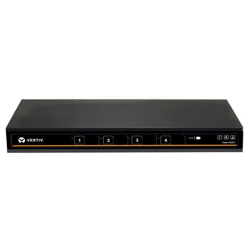 Vertiv SC840DVI-400 przełącznik KVM Czarny