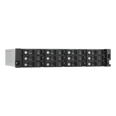 QNAP TL-R1200PES-RP obudowa do dysków twardych Obudowa HDD/SSD Czarny, Szary 2.5/3.5"