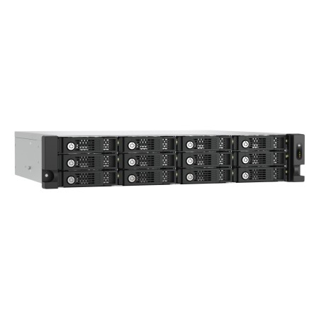 QNAP TL-R1200PES-RP obudowa do dysków twardych Obudowa HDD/SSD Czarny, Szary 2.5/3.5"