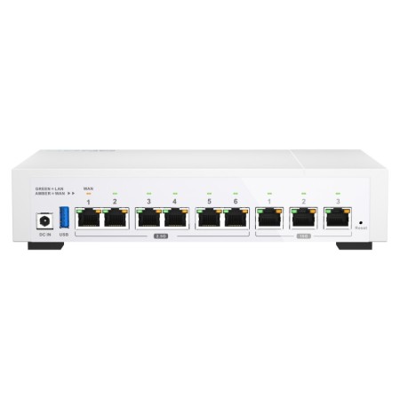 QNAP QHora-322 ruter 2.5 Gigabit Ethernet, 10 Gigabit Ethernet Biały