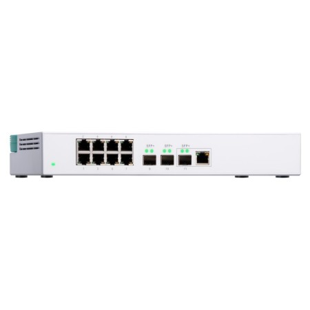 QNAP QSW-308-1C łącza sieciowe Nie zarządzany Gigabit Ethernet (10/100/1000) Biały