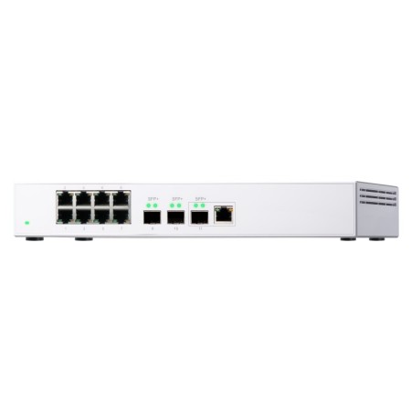 QNAP QSW-308-1C łącza sieciowe Nie zarządzany Gigabit Ethernet (10/100/1000) Biały