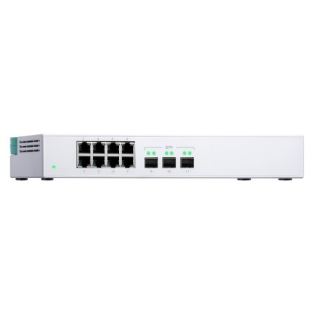 QNAP QSW-308S łącza sieciowe Nie zarządzany Gigabit Ethernet (10/100/1000) Biały