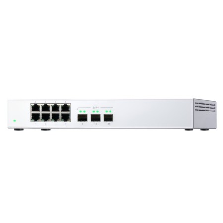 QNAP QSW-308S łącza sieciowe Nie zarządzany Gigabit Ethernet (10/100/1000) Biały