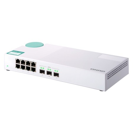 QNAP QSW-308S łącza sieciowe Nie zarządzany Gigabit Ethernet (10/100/1000) Biały