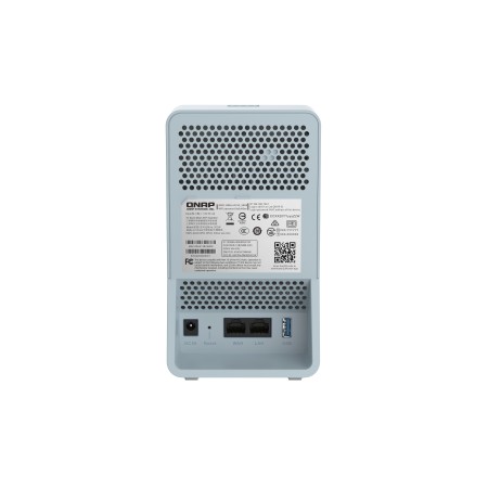 QNAP QMiro-201W router bezprzewodowy Gigabit Ethernet Dual-band (2.4 GHz/5 GHz) Niebieski