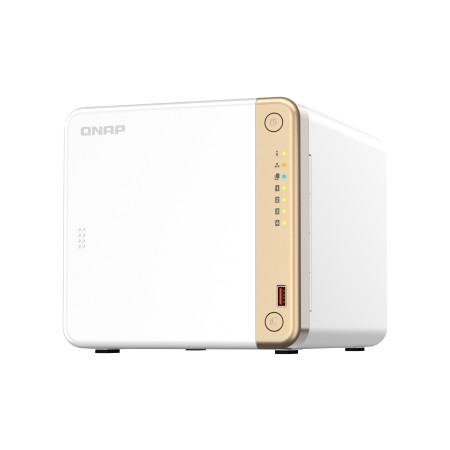 QNAP TS-462-4G serwer danych NAS Tower Intel® Celeron® N4505 2 GB DDR4 QNAP QTS Biały