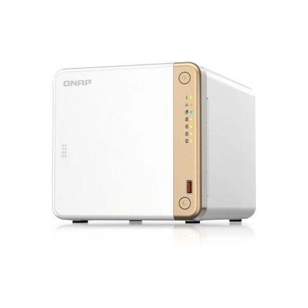 QNAP TS-462-4G serwer danych NAS Tower Intel® Celeron® N4505 2 GB DDR4 QNAP QTS Biały