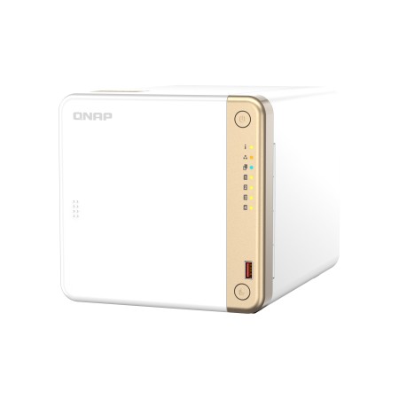 QNAP TS-462-4G serwer danych NAS Tower Intel® Celeron® N4505 2 GB DDR4 QNAP QTS Biały