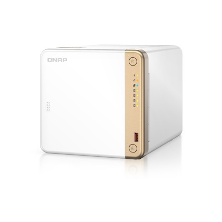 QNAP TS-462-4G serwer danych NAS Tower Intel® Celeron® N4505 2 GB DDR4 QNAP QTS Biały