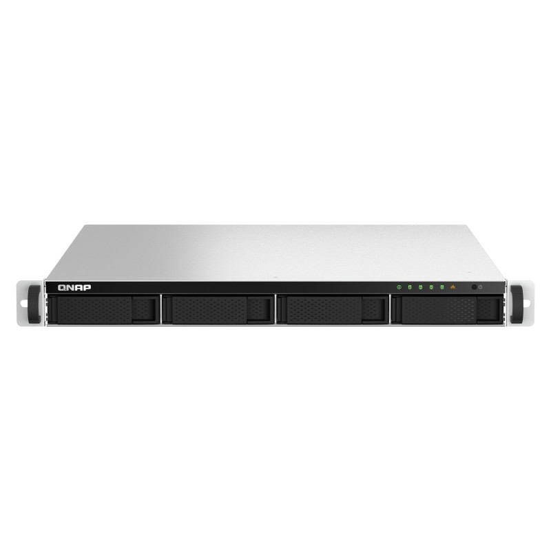 QNAP TS-464U-RP NAS Rack (1U) Intel® Celeron® N5095 8 GB QNAP Turbo System Czarny