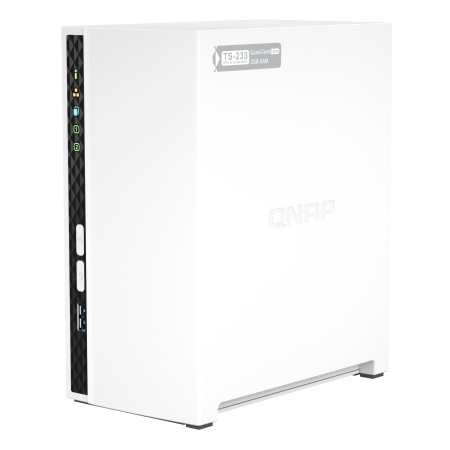 QNAP TS-233 serwer danych NAS Mini Tower ARM Cortex-A55 2 GB QNAP QTS Biały